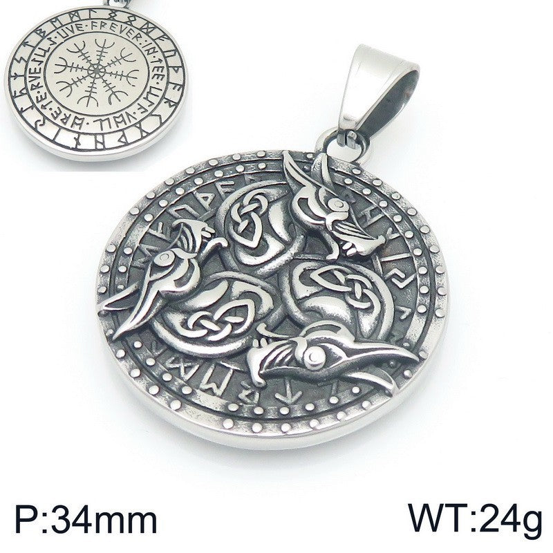 Planderful Celtic Knot Pendant Bold For Men Stainless Steel