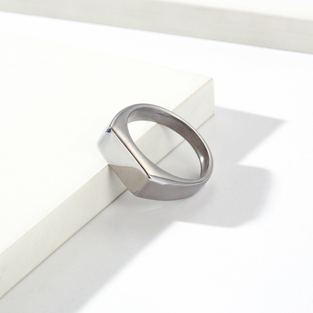 Steel Ring – Minimalist Unisex Everyday Wear