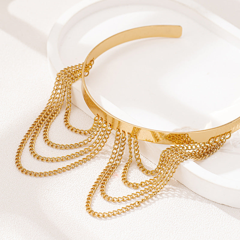Planderful Vienna Verve Bracelet – Versatile Metal Fringed Design