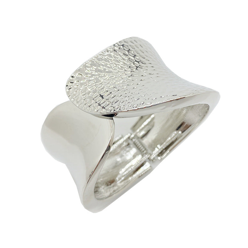 Golden Glamour Statement Bracelet - Vienna Verve Collection