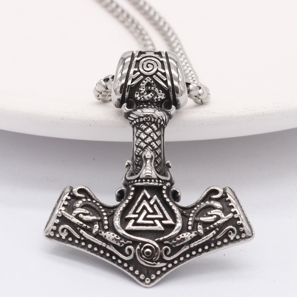 Viking Ship Anchor Pendant For Men And Women Titanium Steel Unisex Protection Charm Planderful