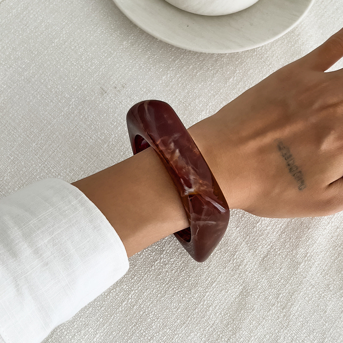Planderful Vienna Verve Metal Bracelet For Women Edgy Street Style Statement Jewelry
