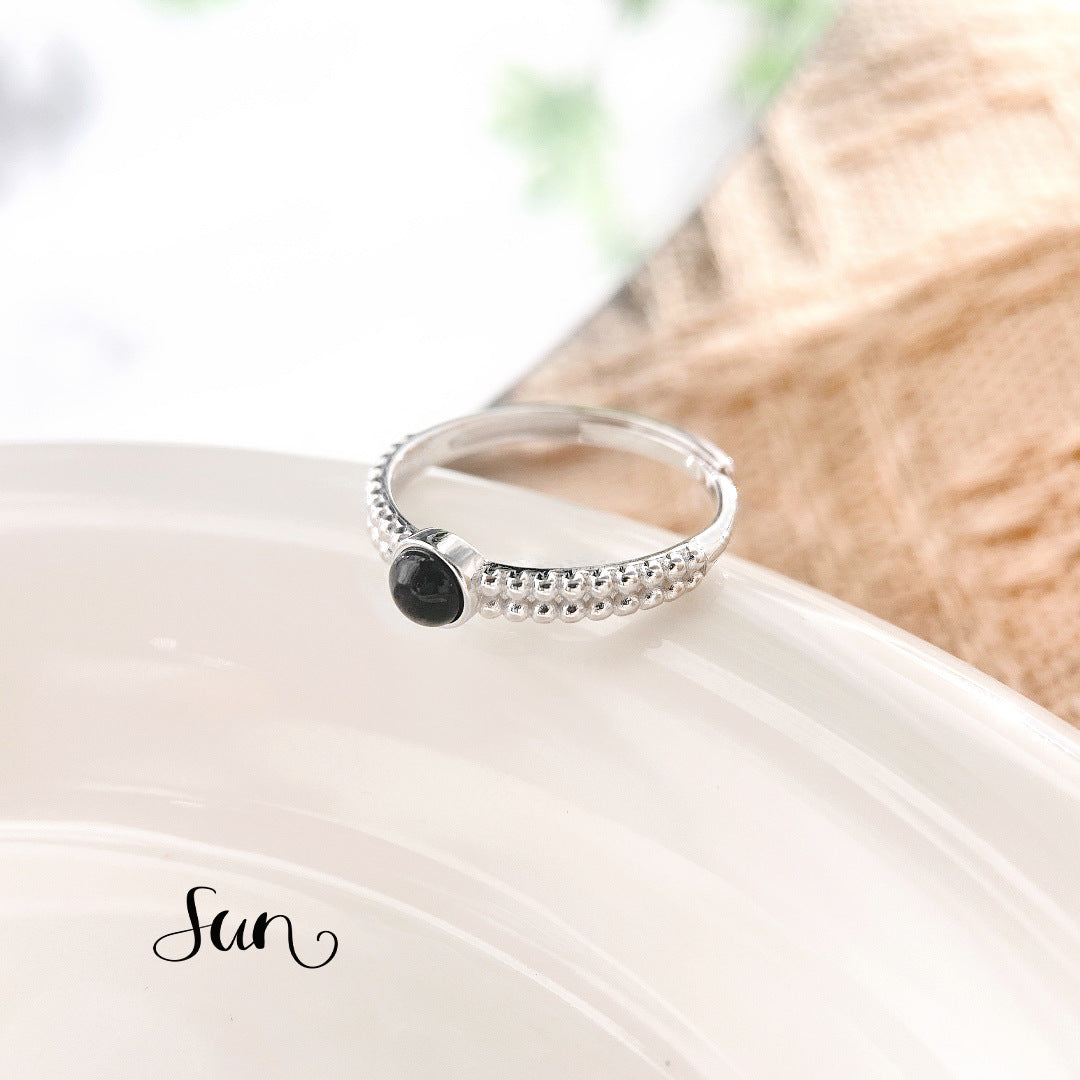 Planderful Ins Fengsu Ring – Elegant Versatile Sterling Silver Design