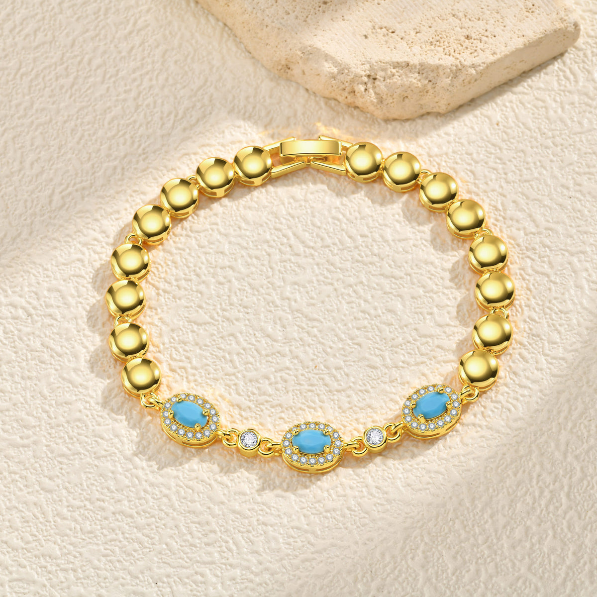 Zircon Copper Bracelet