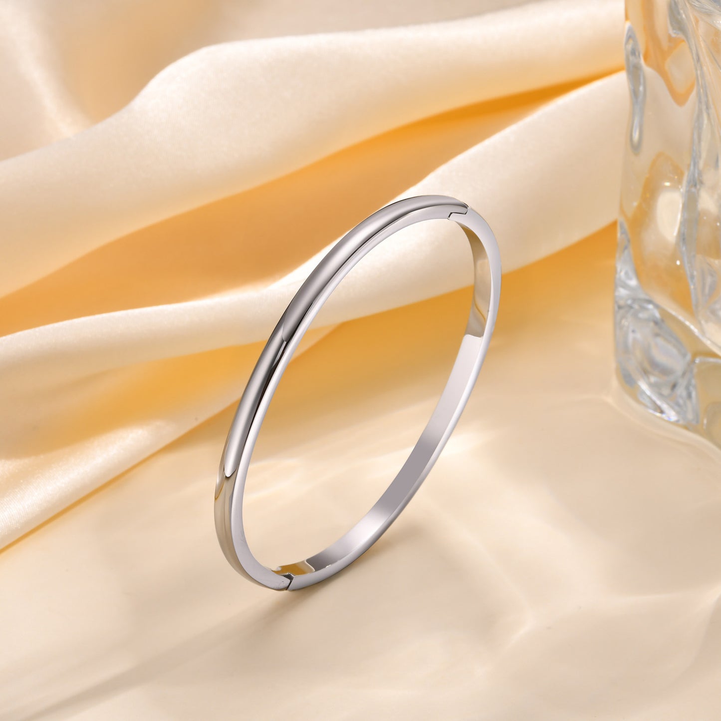 Stainless Steel Bare Body Open Bracelet Women's Jewelry Wholesale