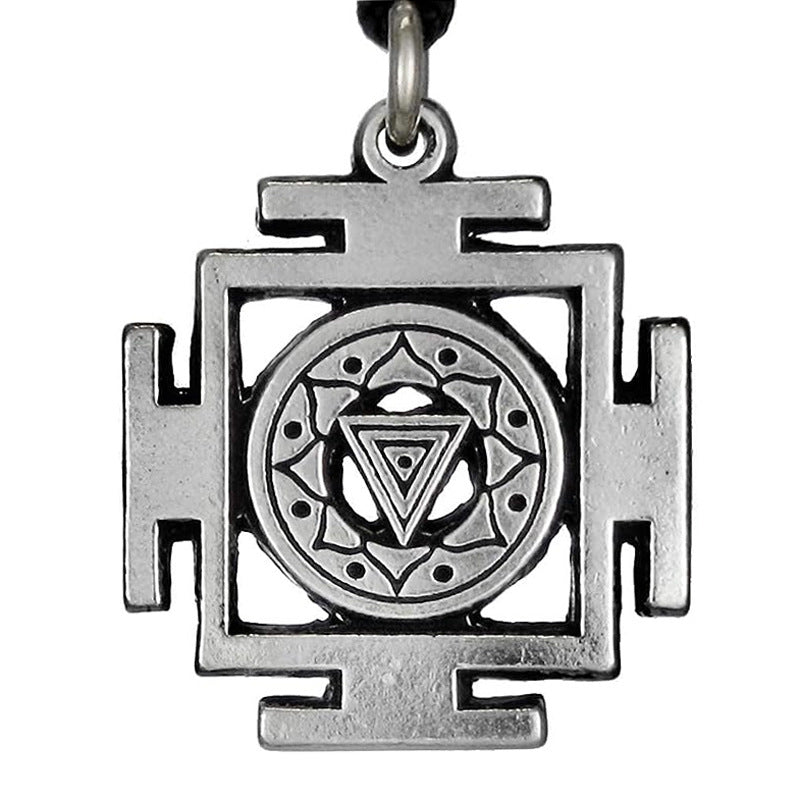 Retro Tarot Zinc Alloy Pendant with Norse Legacy Design