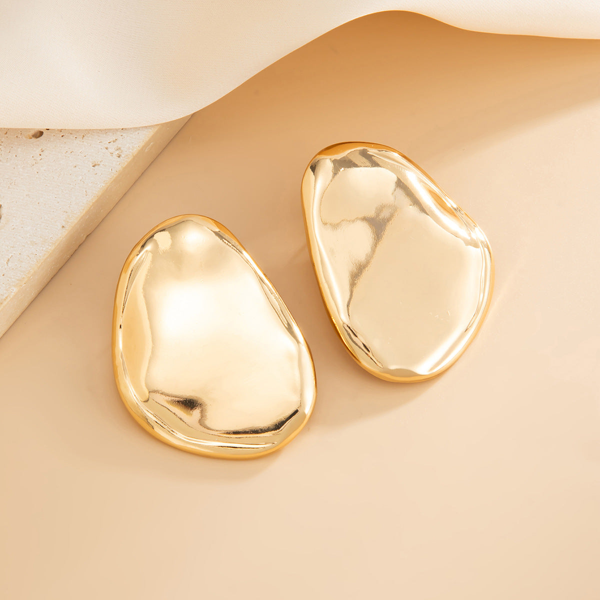 Planderful Vienna Verve Geometric Gem Fringe Earrings For Women Statement Jewelry