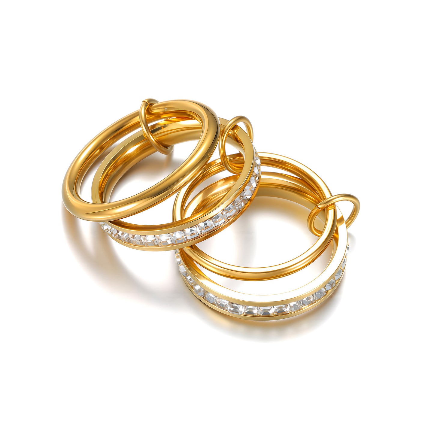 Planderful Everyday Genie Zircon Stacking Ring For Women