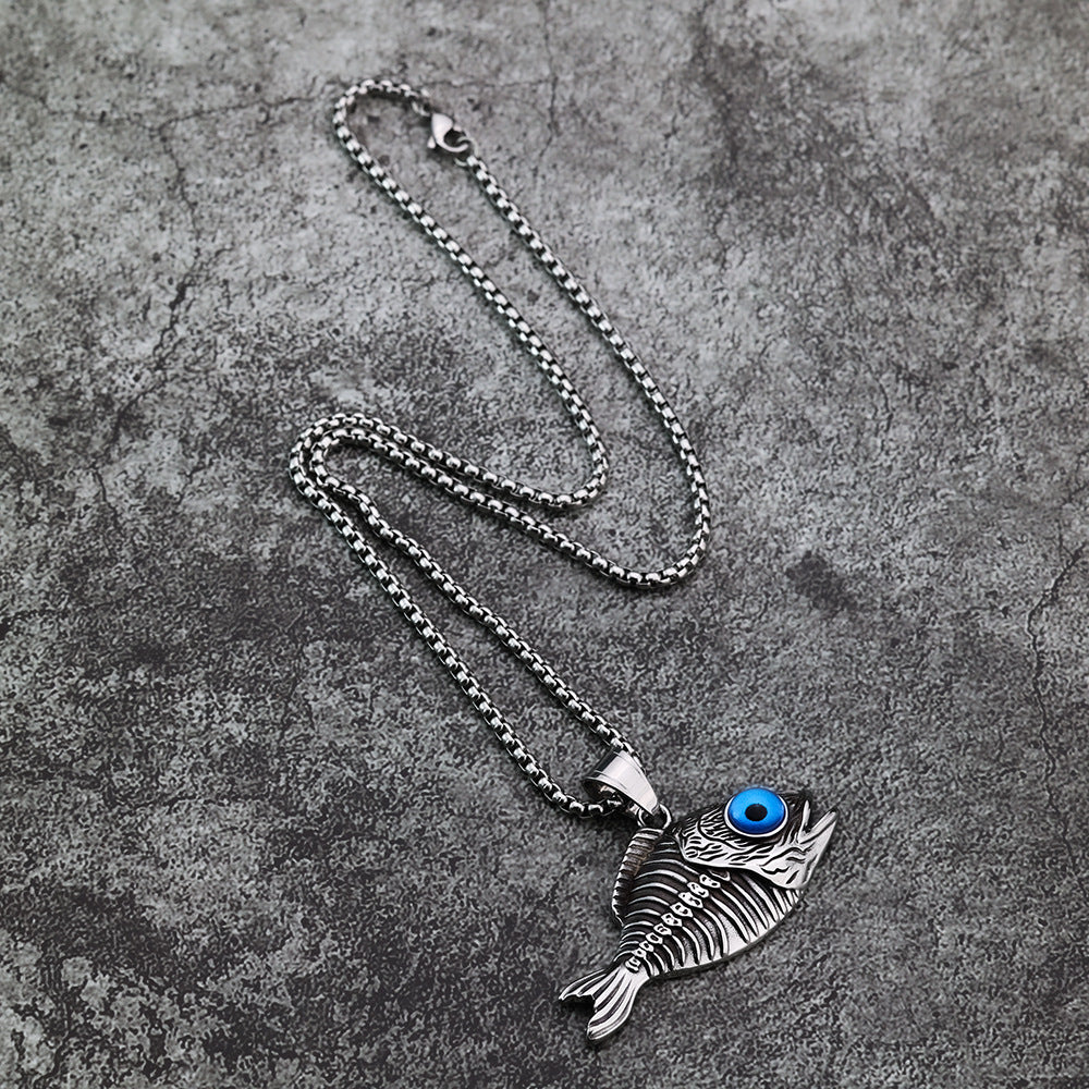 Fashion Wear Personalized Sweater Chain Necklace Pendant Jewelry Light Luxury for Men