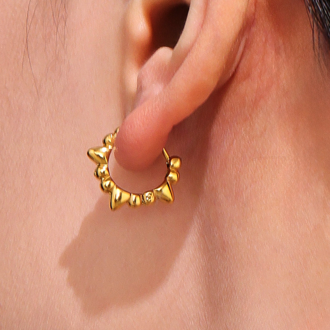 Planderful Everyday Genie Rivet Ring Earrings Commuters