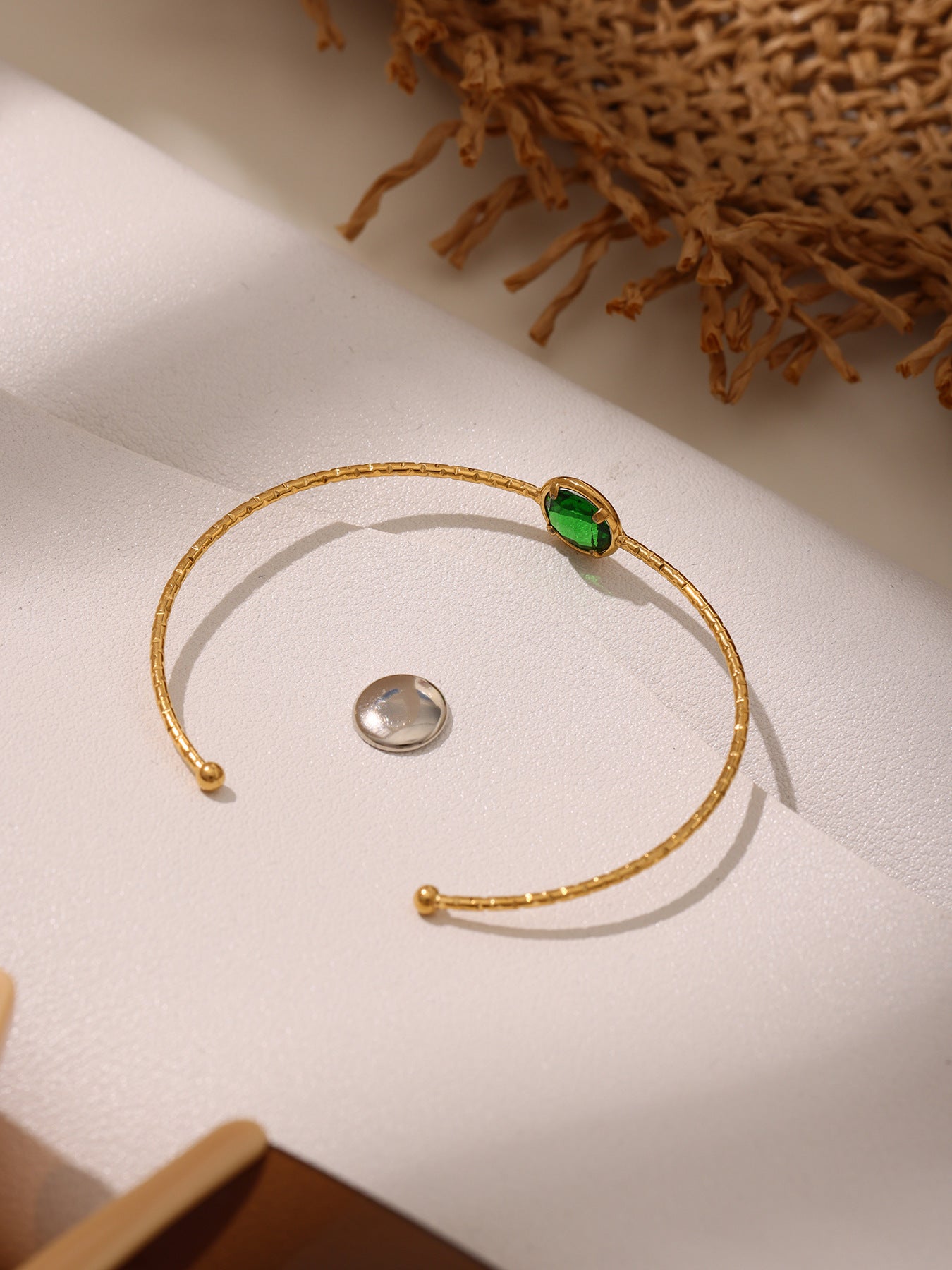 Planderful Round Cut Czech Glass Bracelet Fine Luxury Women