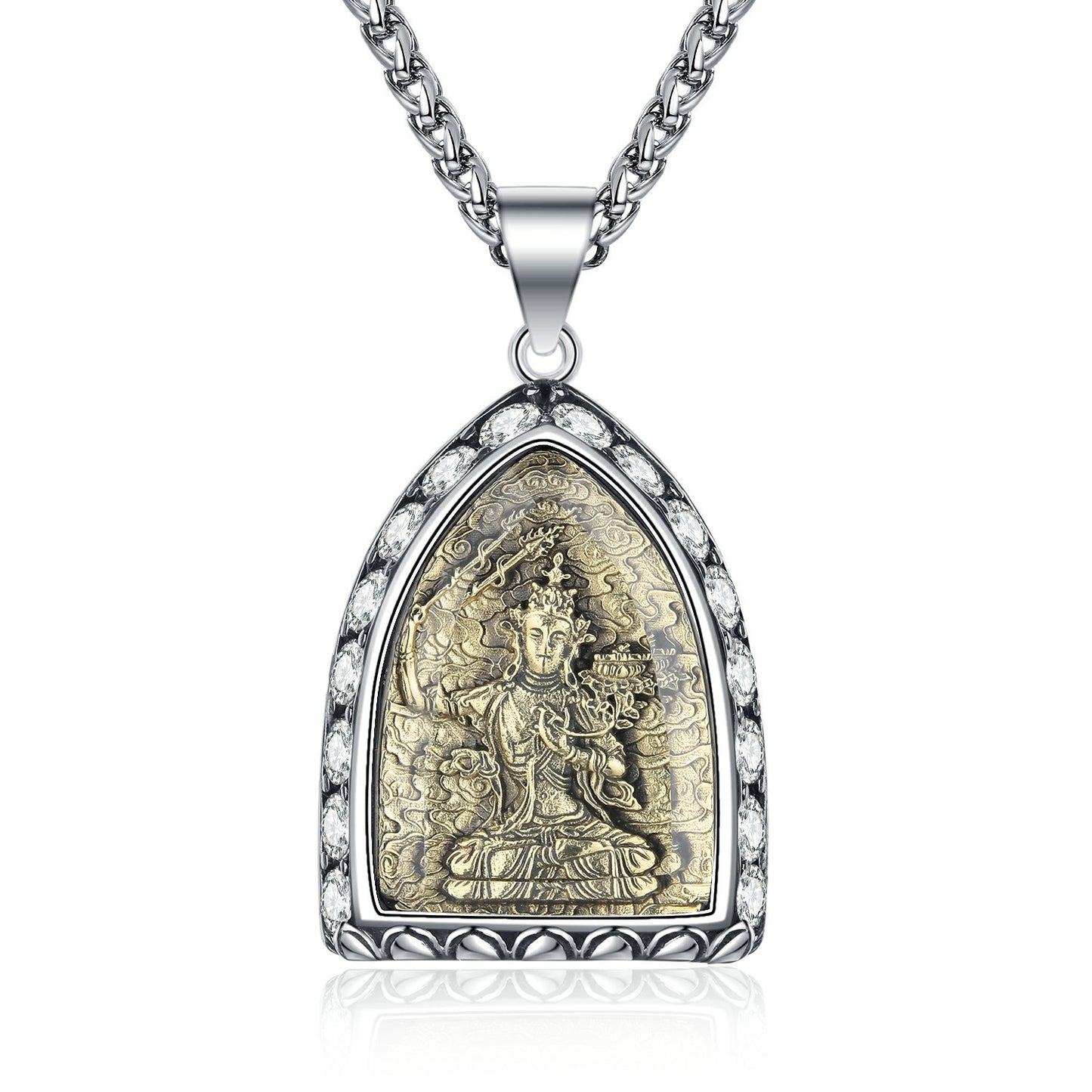 Zircon Necklace - Elegant Zodiac Amulet For Men From Planderful Everyday Genie Collection