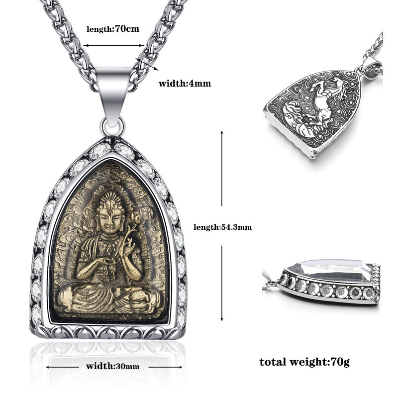 Zircon Necklace - Statement For Men