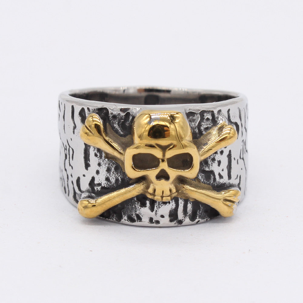 Bone Skull Titanium Steel Ring