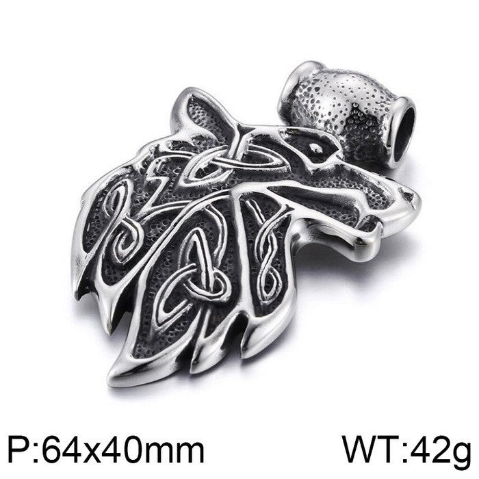 Planderful Norse Titanium Steel Viking Pendant for Men