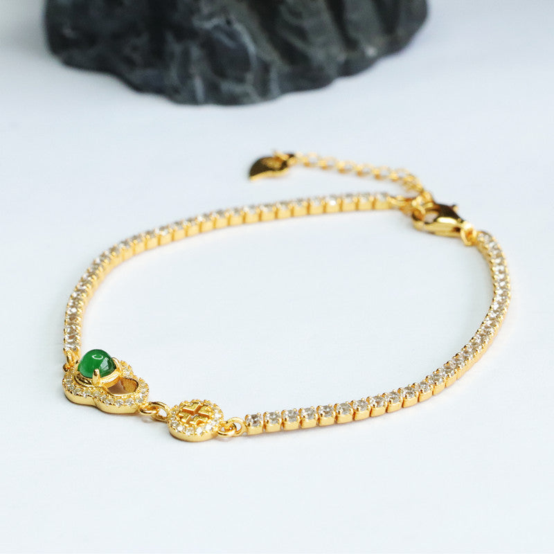 Jadeite Gourd Bracelet