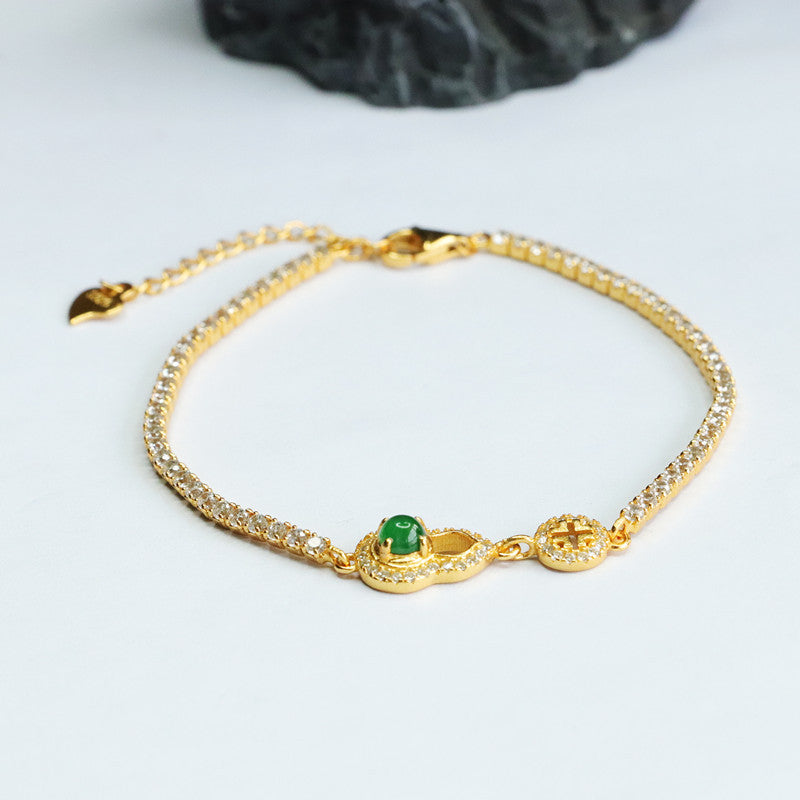 Jadeite Gourd Bracelet