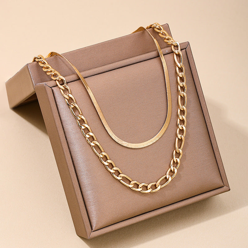 French-inspired Minimalist Neck Chain by Planderful: Vienna Verve Collection