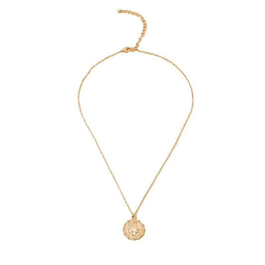 European Charm Coin Pendant Necklace - Vienna Verve Collection