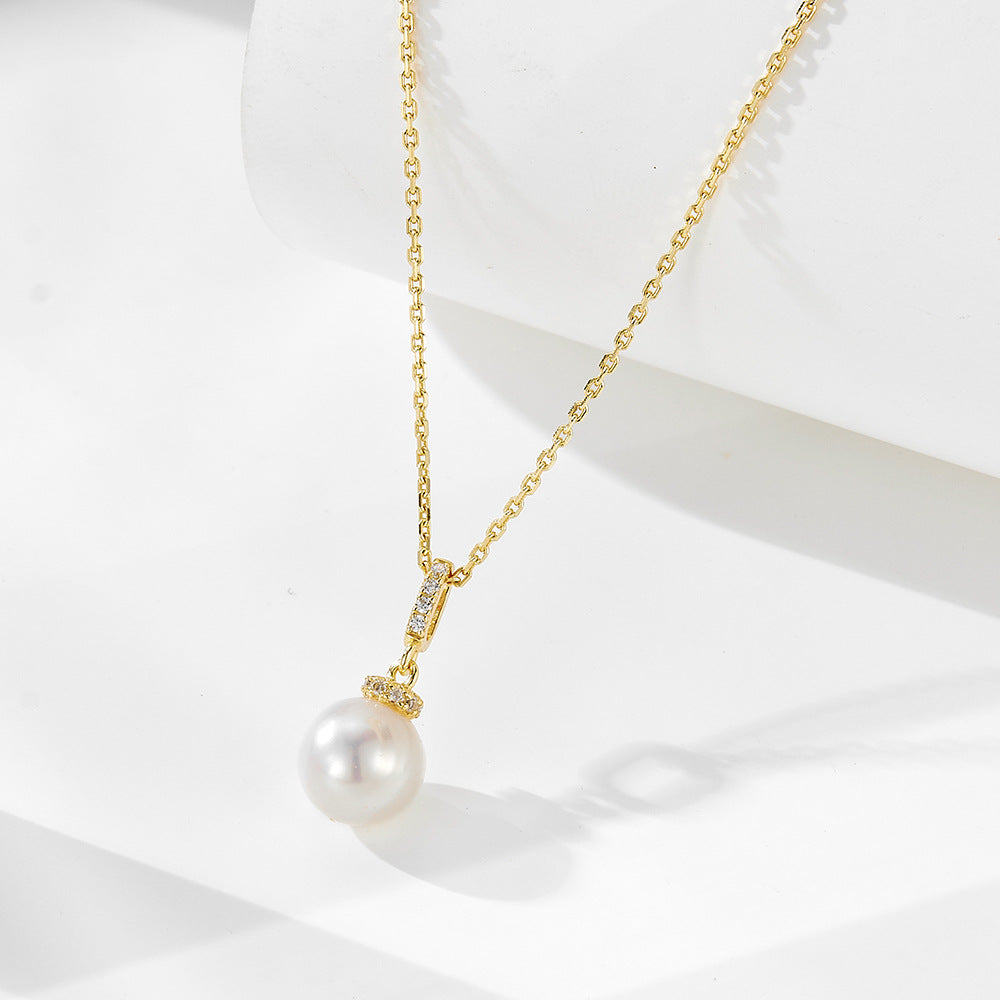 European and American Cross-border Natural Pearl Necklace Design
