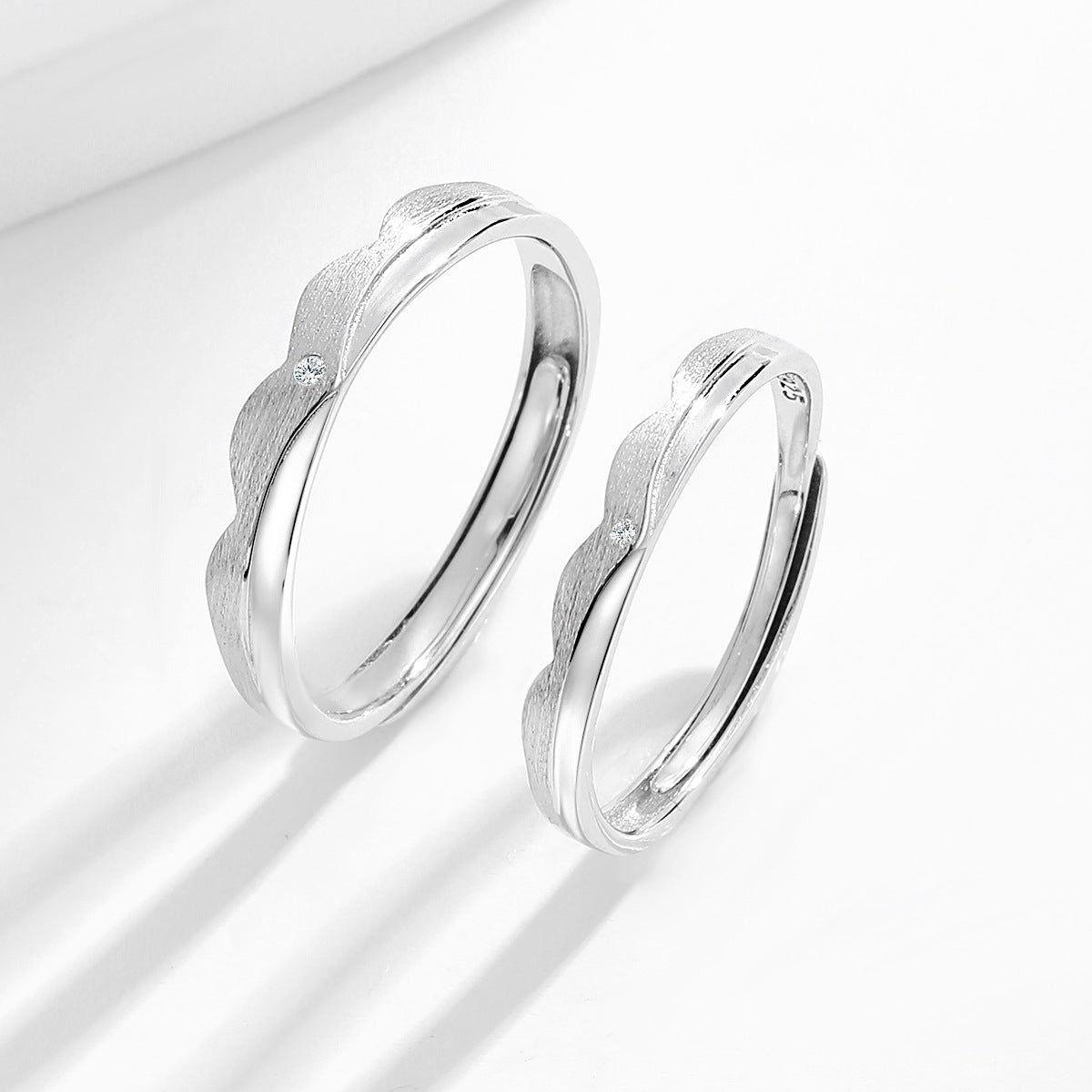 Minimalist Wave S925 Sterling Silver Ring