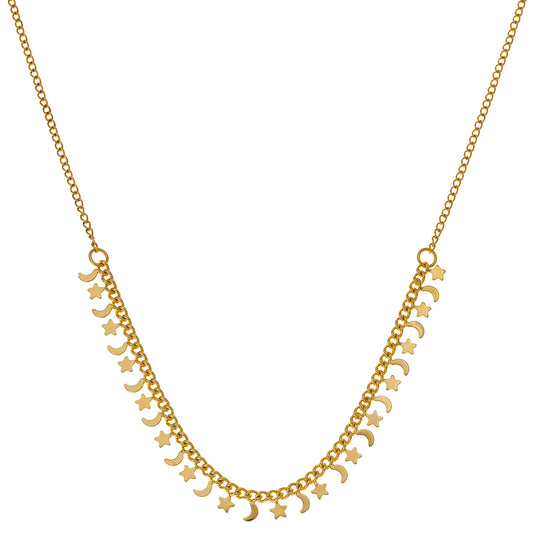 Planderful Vienna Verve Necklace – Stylish Minimalist Metal Design