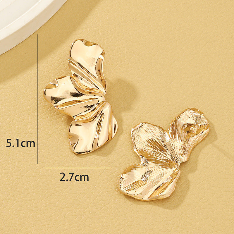 Popular European & American Baked Paint Flower Earrings - Vienna Verve Collection