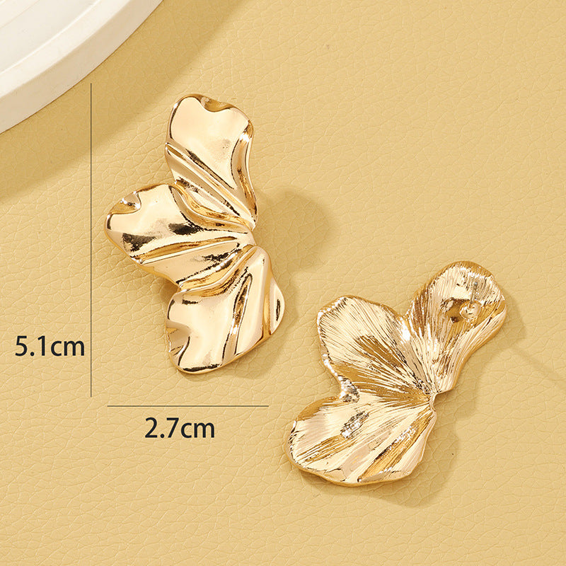 Popular European & American Baked Paint Flower Earrings - Vienna Verve Collection