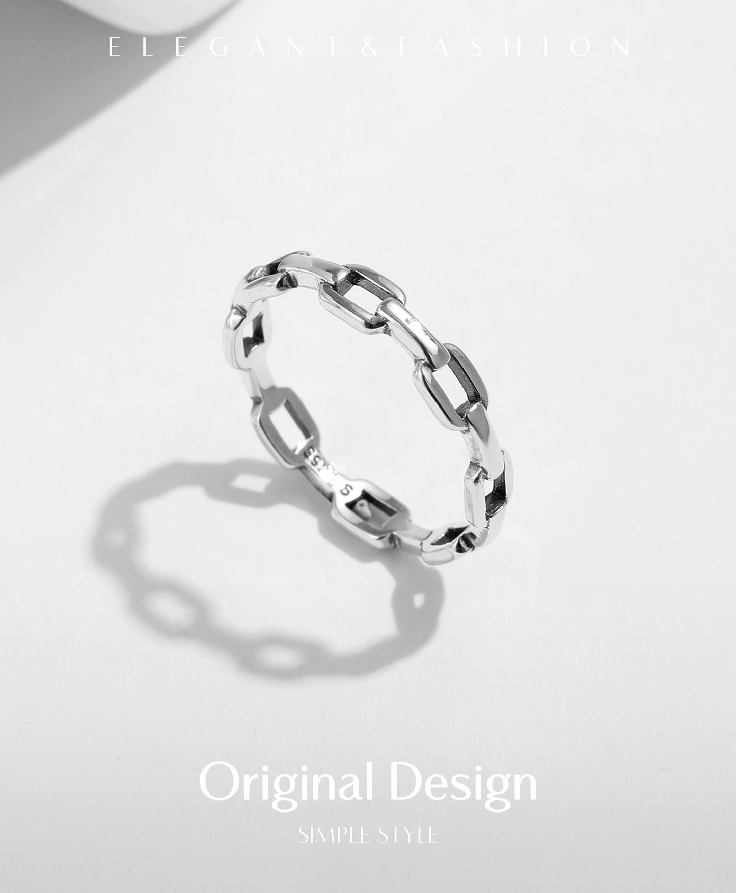 Planderful Everyday Genie Ring – Retro Sterling Silver Design