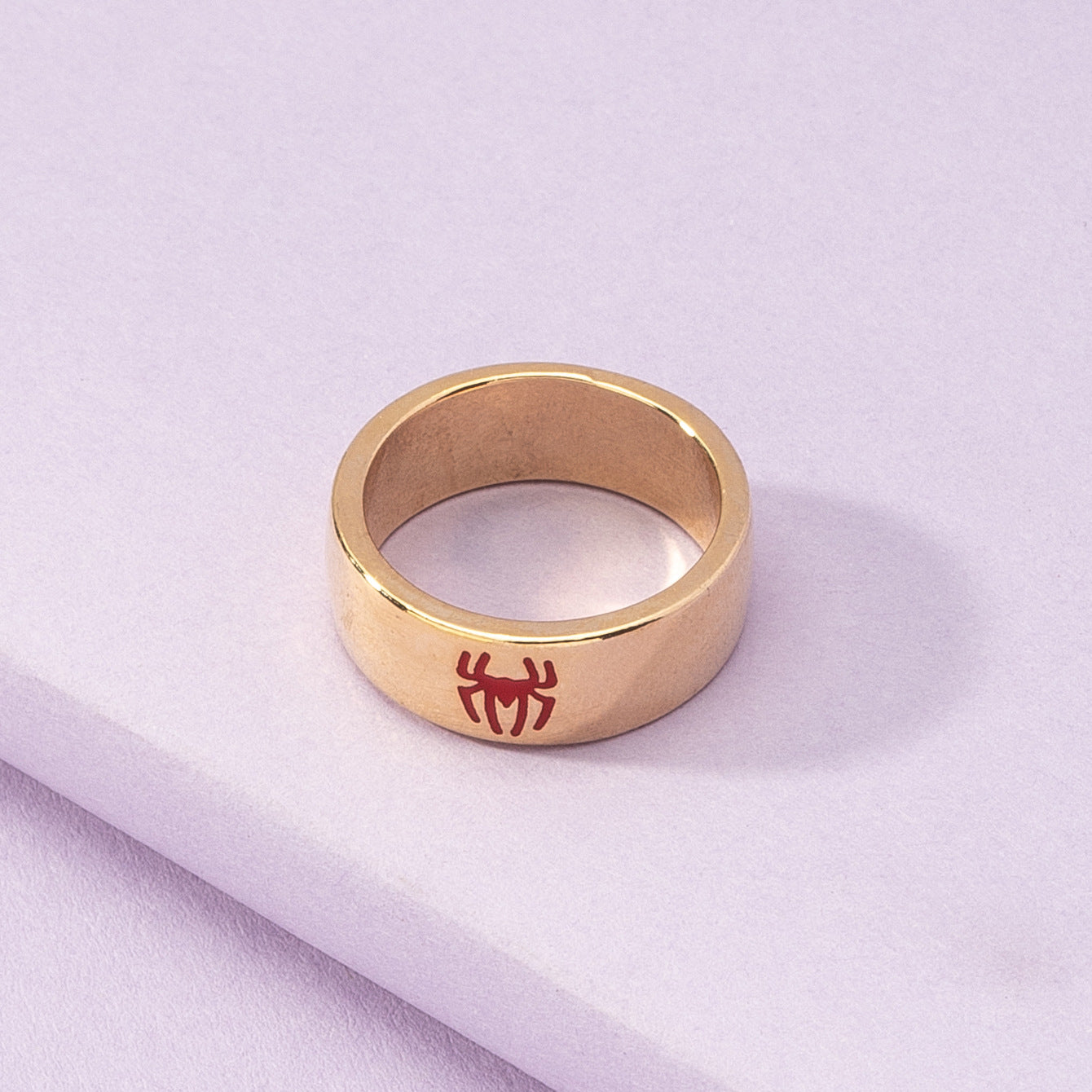 Minimalist Spider Ring and Versatile Bracelet Set - Retro European Fashion Jewelry