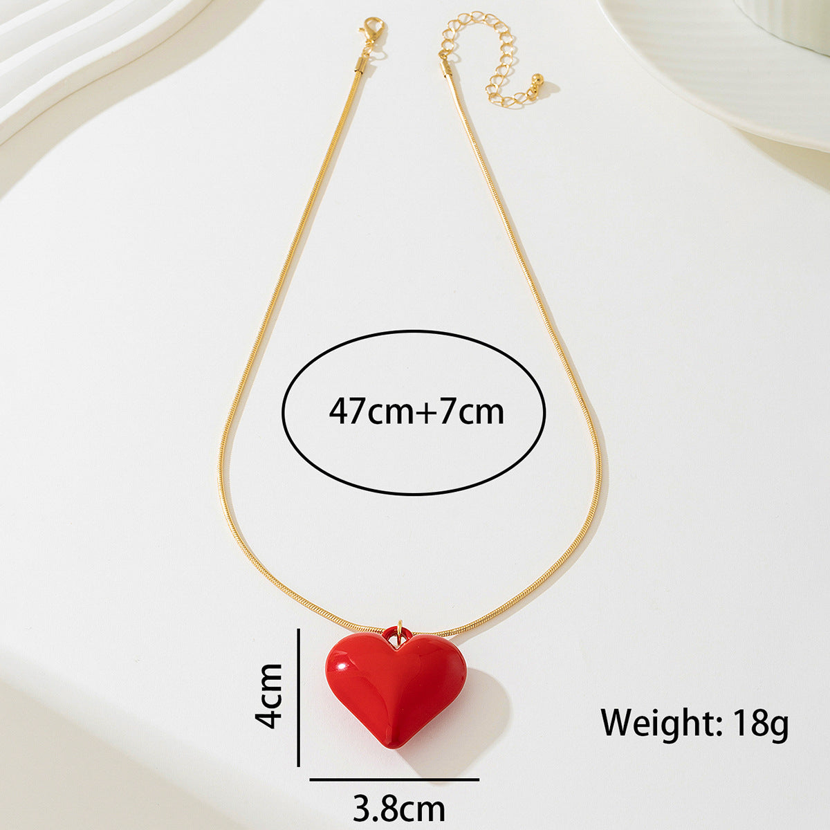 Planderful Vienna Verve Pendant Necklace – Versatile Retro Love Heart Design