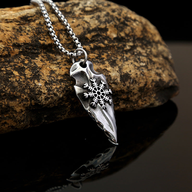 Men's Creative Viking Arrow Pendant Necklace Jewelry Wholesale