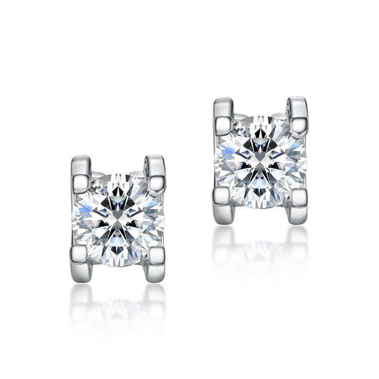 S925 Sterling Silver Moissanite Minimalist Jewelry Collection