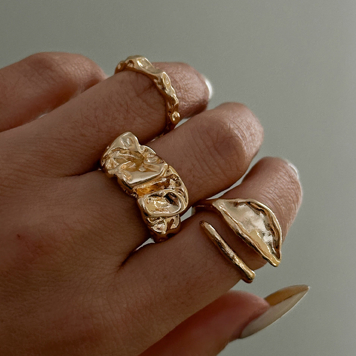 Planderful Vienna Verve Ring Set – Personalized Irregular Design