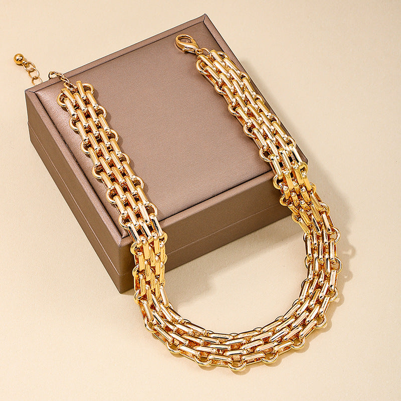 Bold Metal Vibe Necklace - Vienna Verve Collection