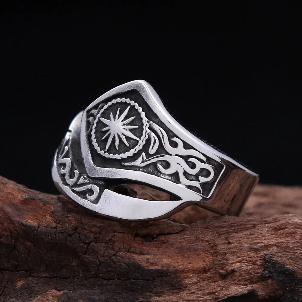 Vintage Dagger Stainless Steel Men's Ring