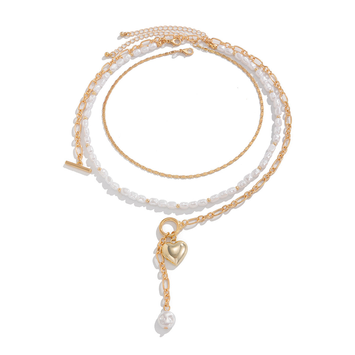 Planderful Vienna Verve Necklace – Fashionable Heart-Shaped Design