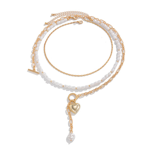 Planderful Vienna Verve Necklace – Fashionable Heart-Shaped Design