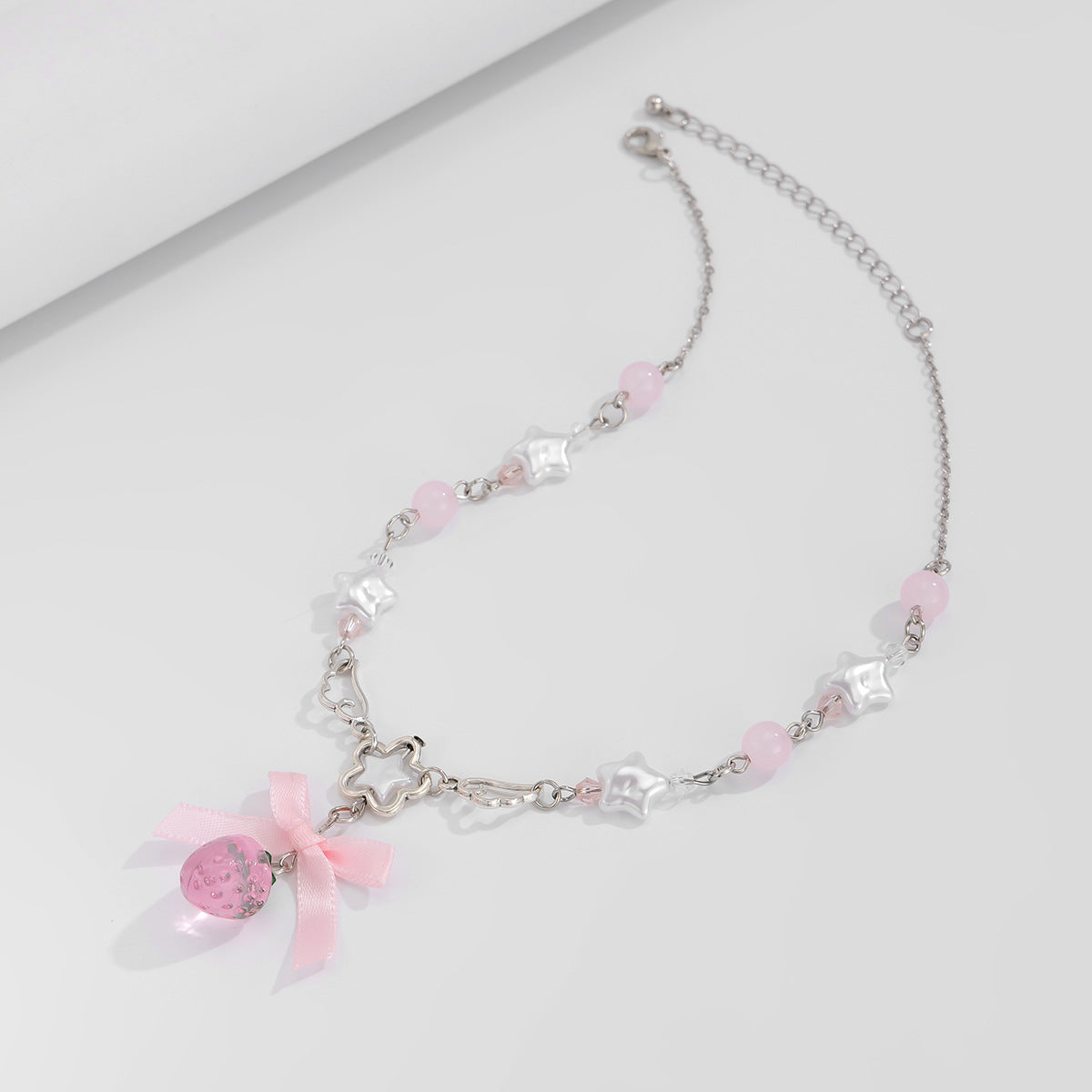 Strawberry Pearl Tassel Necklace Collection