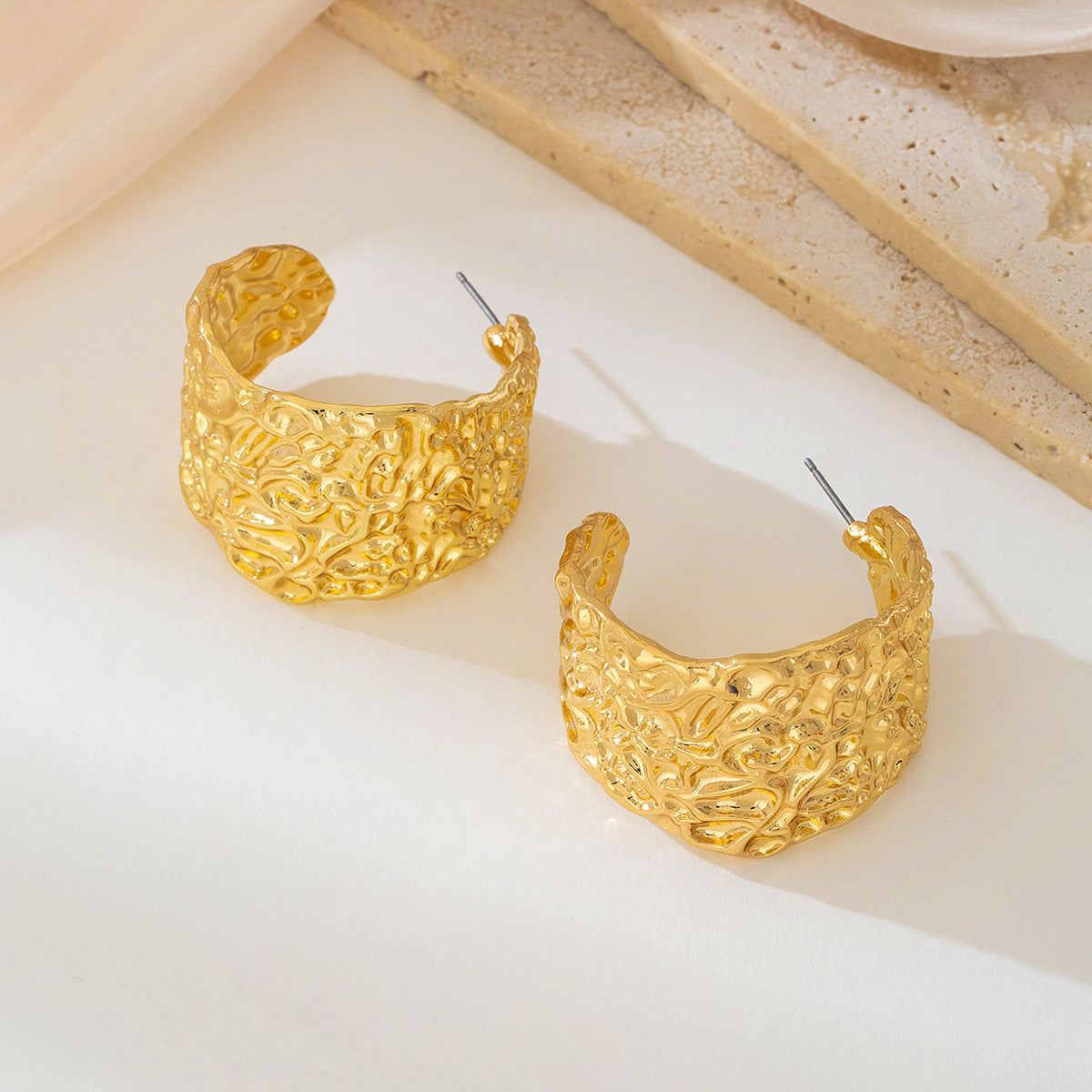 Planderful Vienna Verve Earrings – Exaggerated Heavy Metal Design