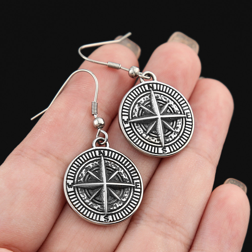 Amazon's New Men's Fashion Titanium Steel Viking Earrings