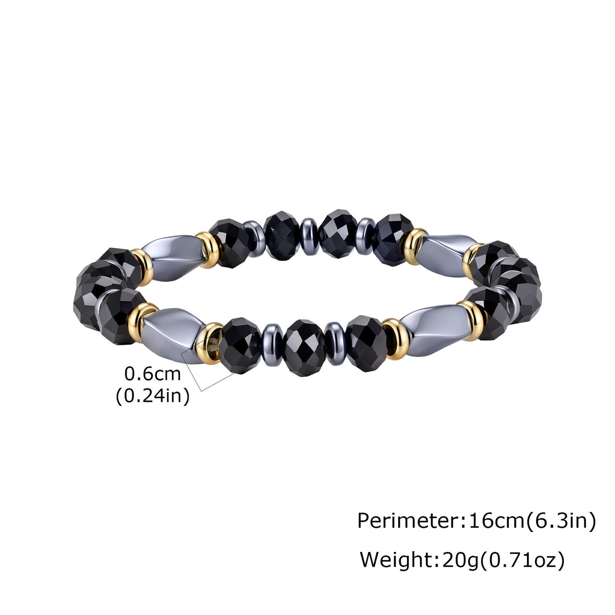 Black Stainless Steel Bracelet