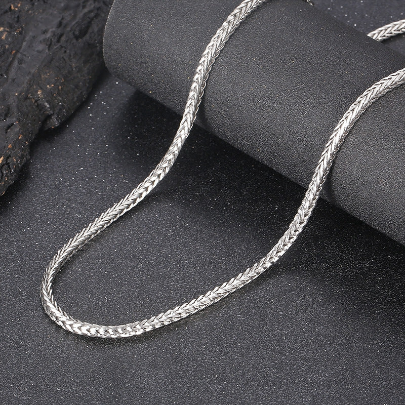 Autumn Product, Korean Version Of Street Shot Positive And Negative Keel Necklace
