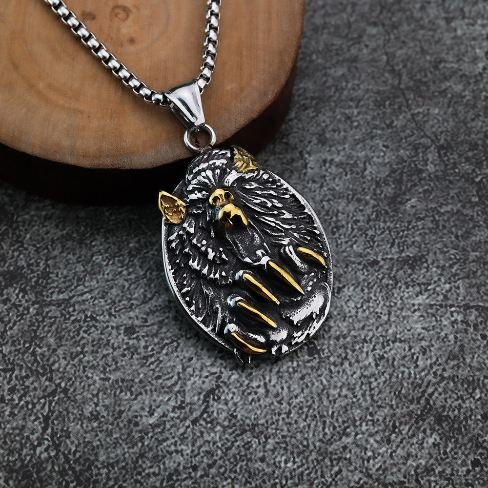 European and American Style Viking Pendant Necklace for Men