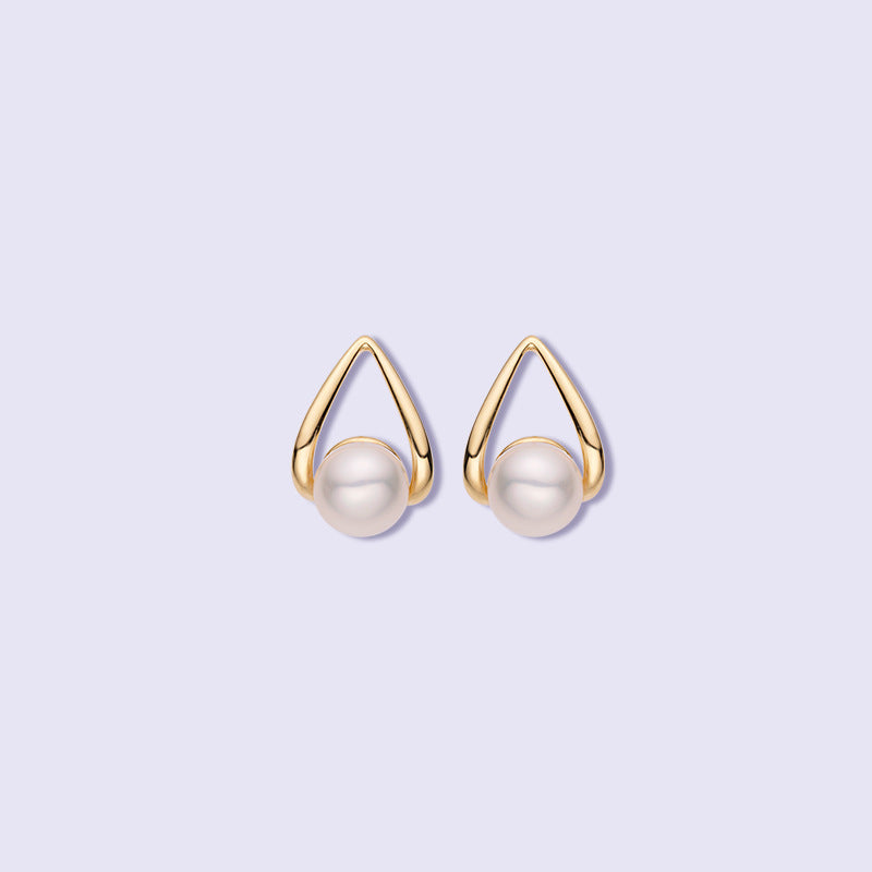 Pearl Earrings S925 Stud Earrings Silver Needle Wholesale