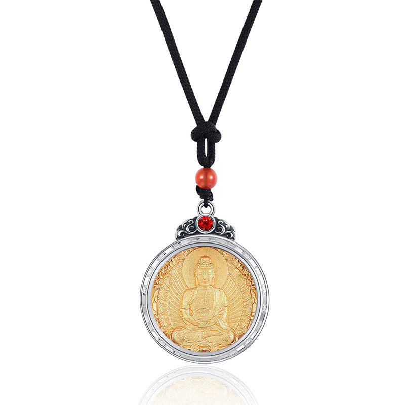 Steel Necklace – Statement Chinese Zodiac Buddha Saints