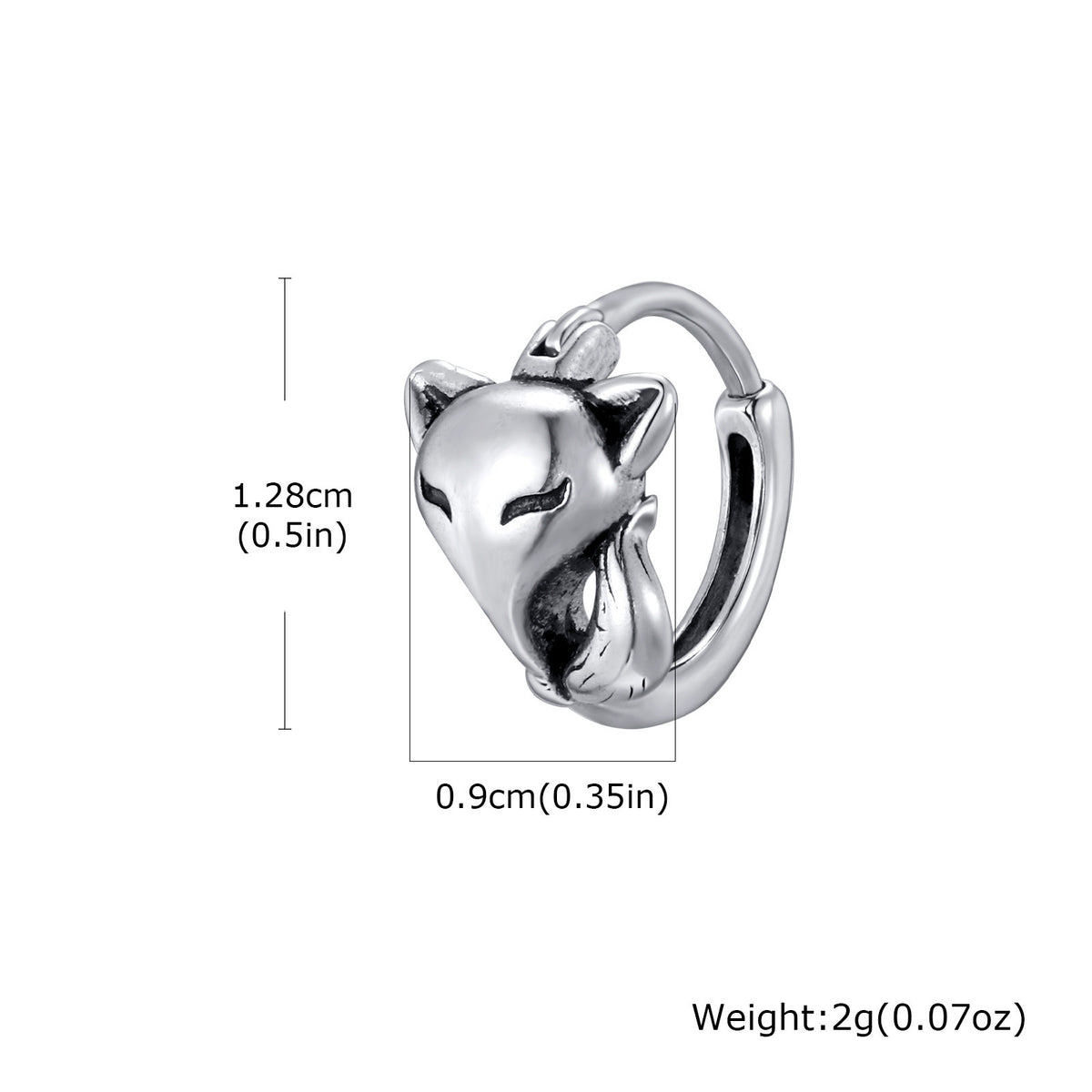 Stainless Steel Zircon Earrings