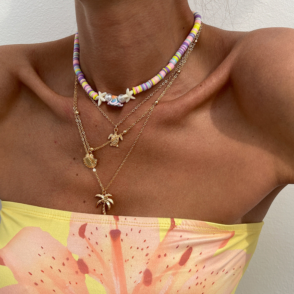 Planderful Vienna Verve Necklace – Multi-Layer Ocean Style Design