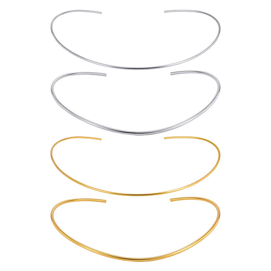 Launch – Version Of Collar 14cm Stainless Steel Collar Gold – Women's Necklace