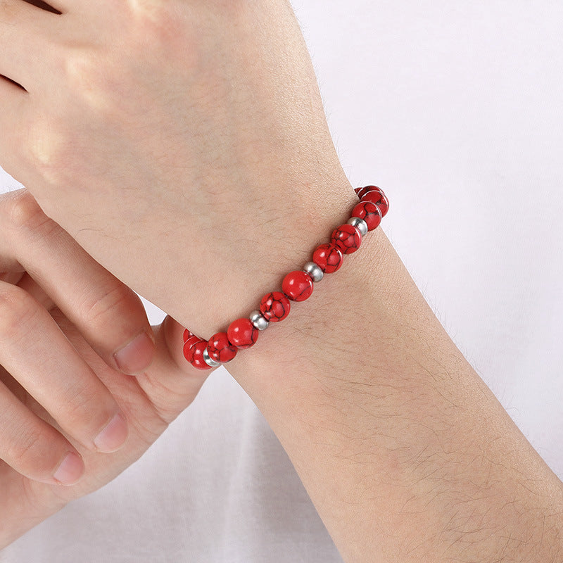 Planderful Collection Tiger Eye Stone Bracelet Men Durable